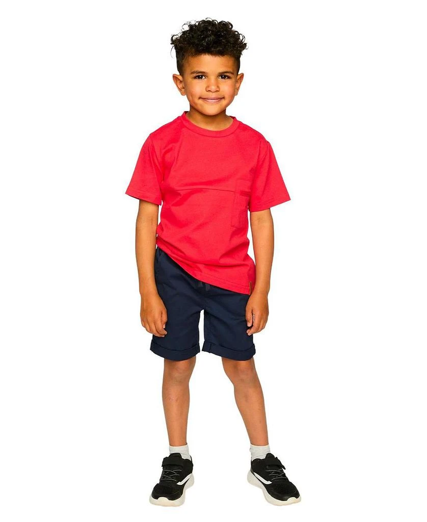 Deux par Deux Boys
 Folded Hems Stretch Twill Shorts - Little Kid, Big Kid 2