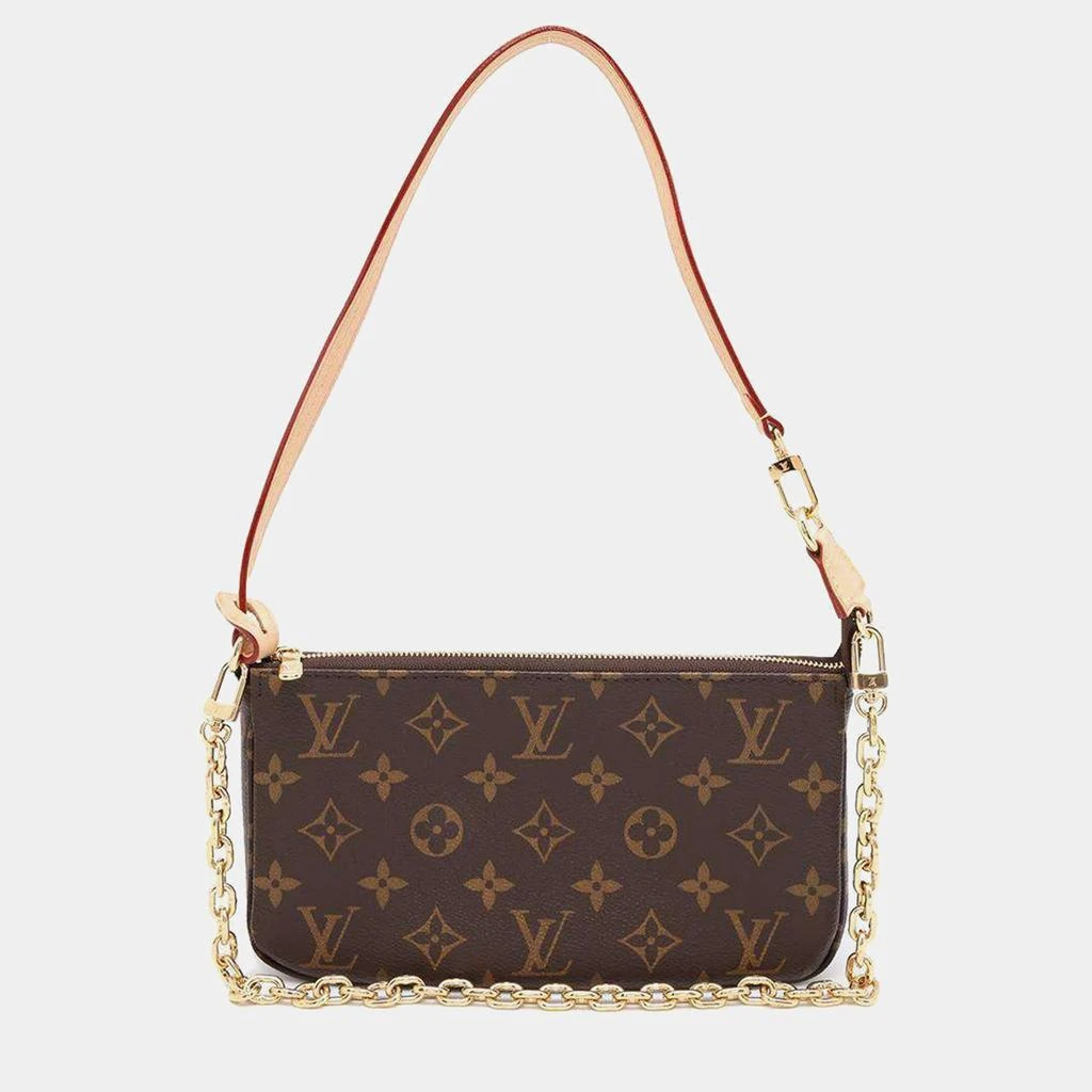 Louis Vuitton Louis Vuitton Brown Monogram Pochette Accessoires Bag 1
