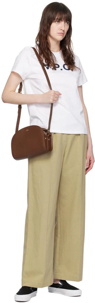A.P.C. Tan Demi-Lune Bag 4