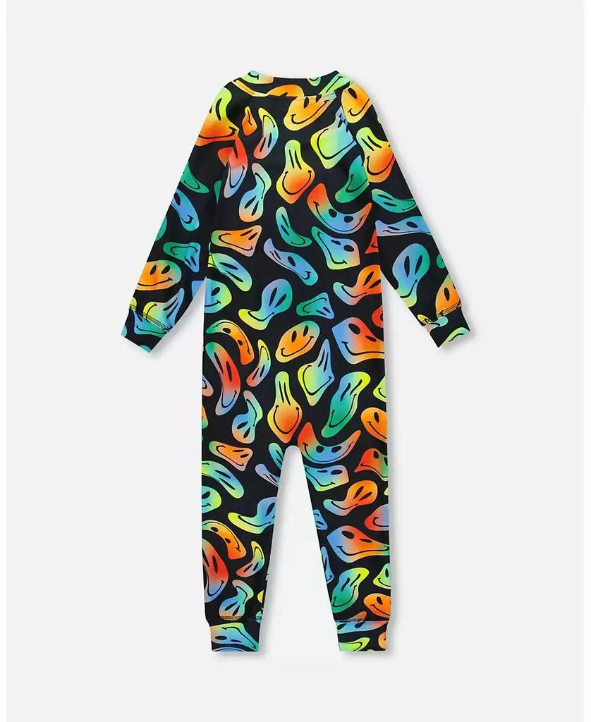 Deux par Deux Baby Boys One-Piece Thermal Underwear Smiley Face 4