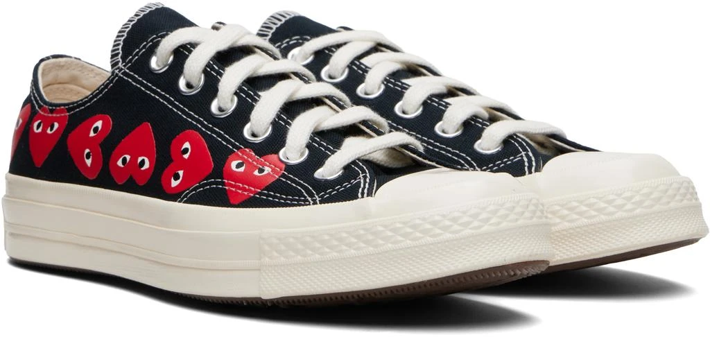 Comme des Garcons Black Converse Edition Chuck 70 Multi Heart Sneakers 4
