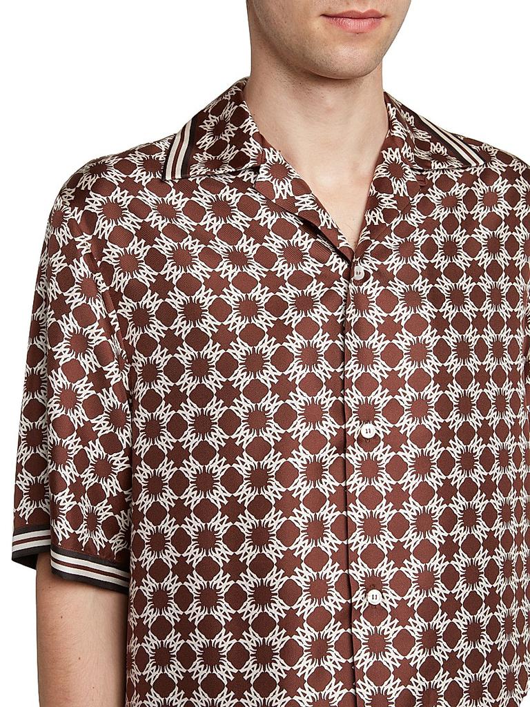 AMIRI【未使用品】MA Quadボーリングシャツ サイズL Amiri Ma Quad Cotton Polo Shirt | Saks Fifth Avenue