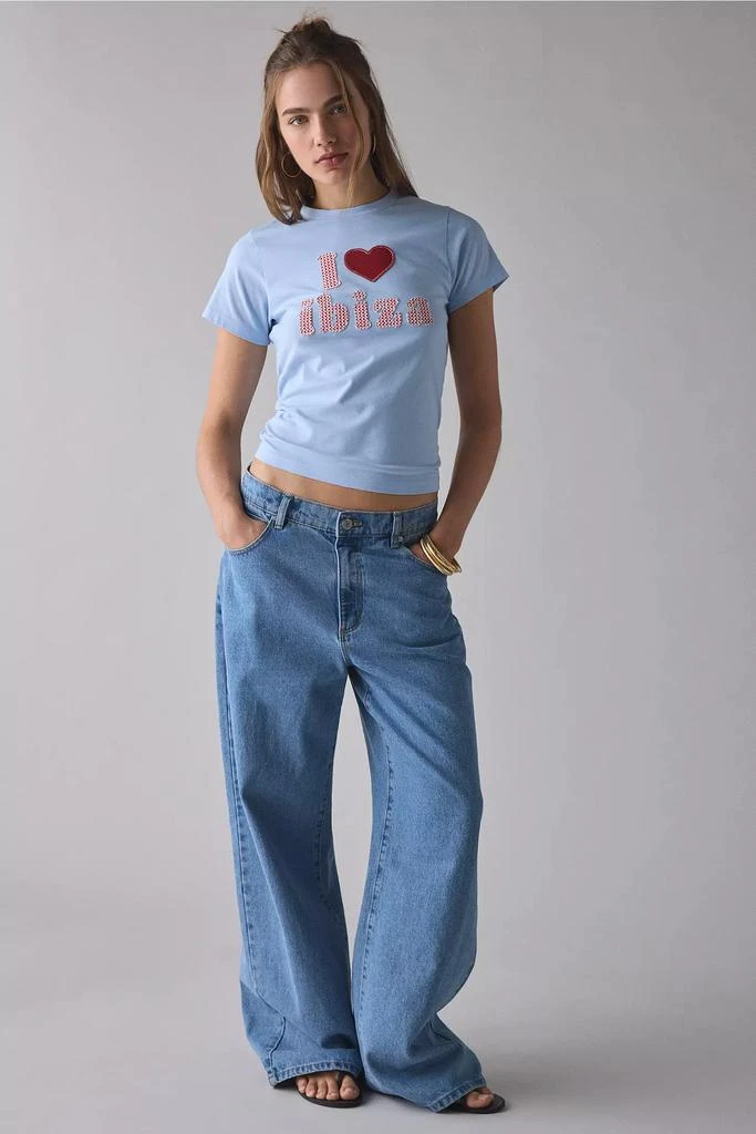Urban Outfitters I Heart City Applique Graphic Slim Tee 4