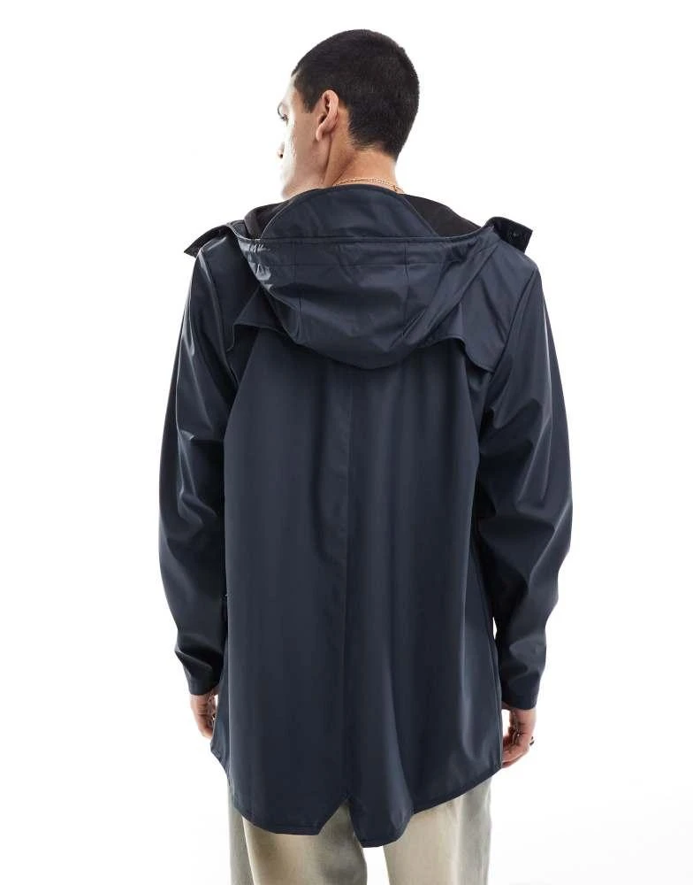 RAINS Rains 12010 waterproof short jacket in navy 3