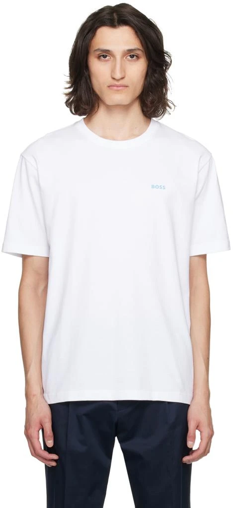 Hugo Boss White Graphic T-Shirt 1