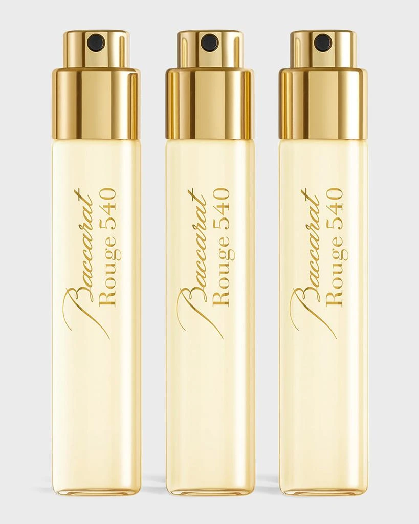 Maison Francis Kurkdjian Baccarat Rouge 540 Eau de Parfum Travel Spray Refills, 3 x 0.37 oz. 1