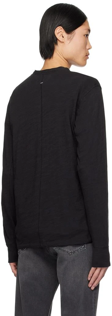 Rag & Bone Black Classic Henley 3