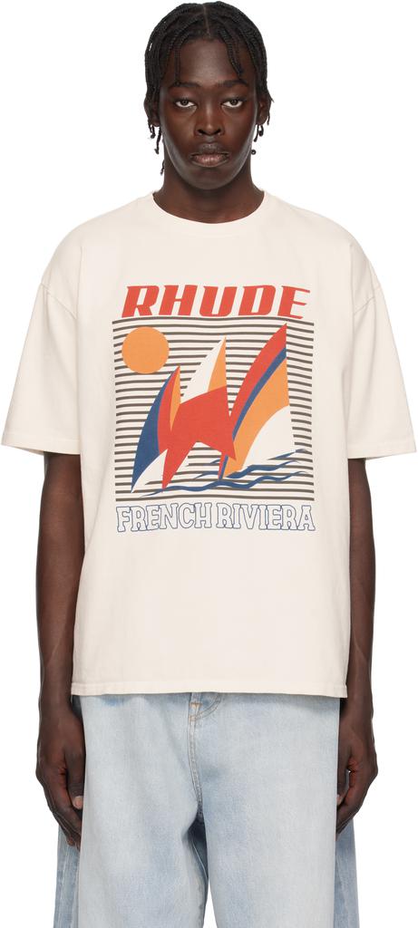 Rhude Off-White 'Notting Hill' Eagle T-shirt - T-Shirts