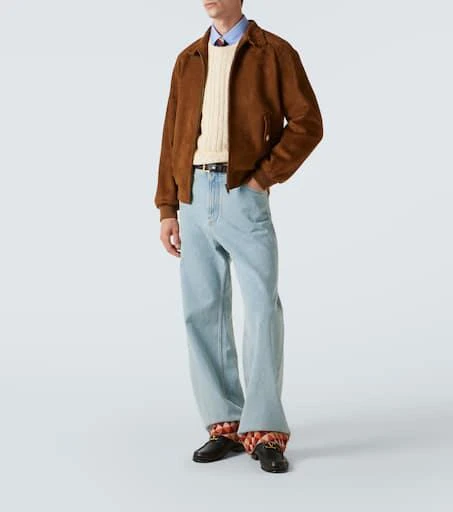 Valentino VLogo cable-knit cotton sweater 2