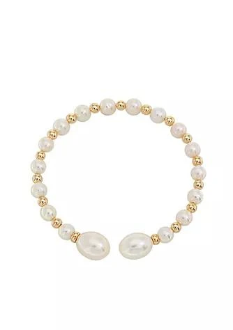 Effy Freshwater Pearl Bangle Bracelet in 14k Yellow Gold