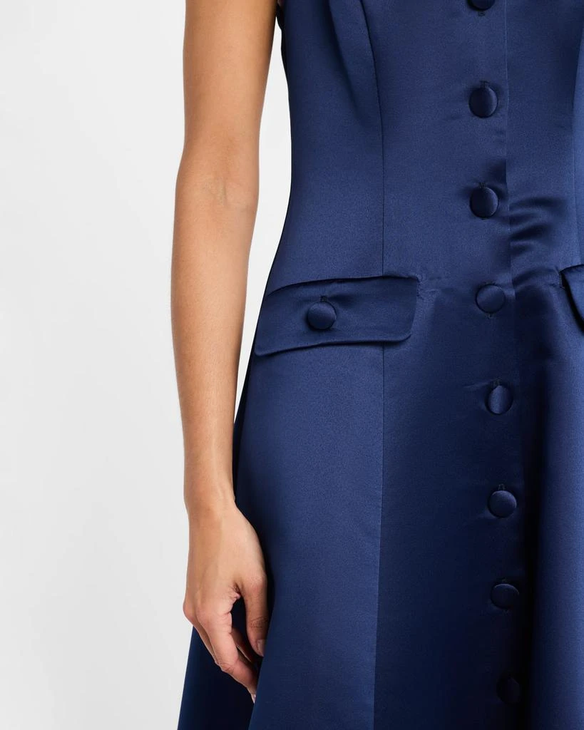 Trina Turk Official Sleeveless Satin Gown - Dresses & Skirts - Free  Shipping - BeyondStyle
