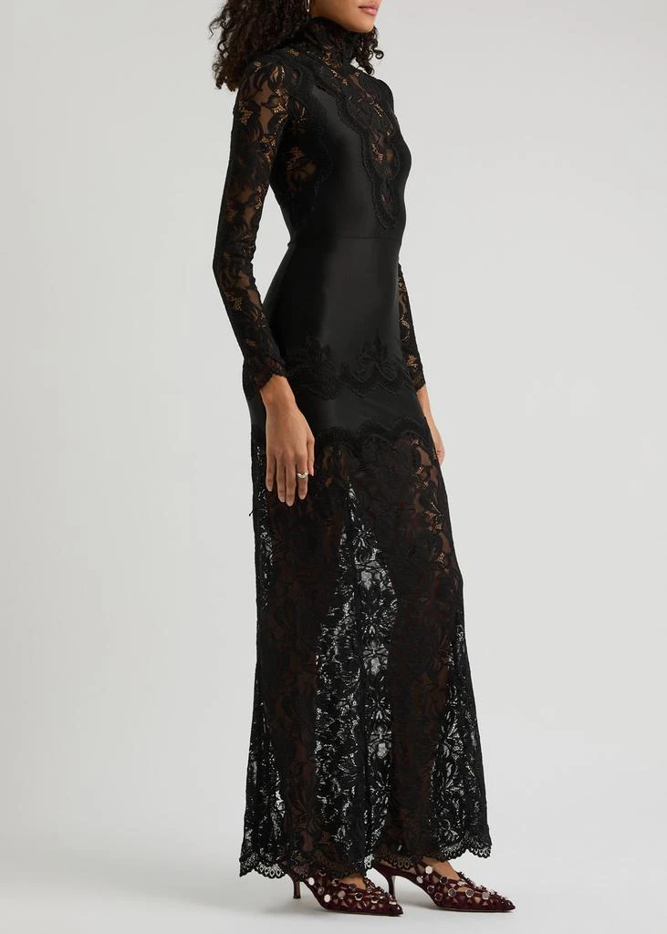 RABANNE Panelled lace and satin maxi dress - Dresses & Skirts - Save Extra  15% OFF On $1 - BeyondStyle