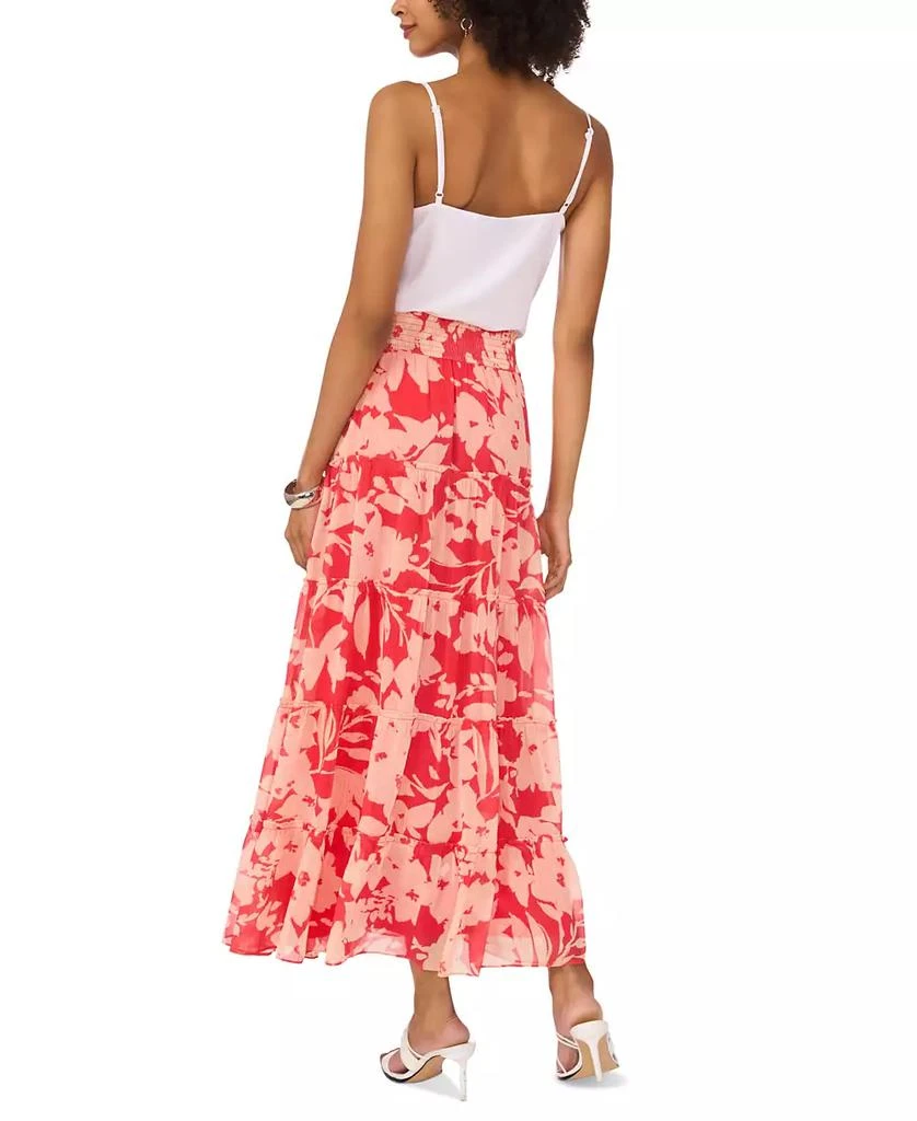 Vince Camuto Women's Floral-Print Tiered Maxi Skirt 4