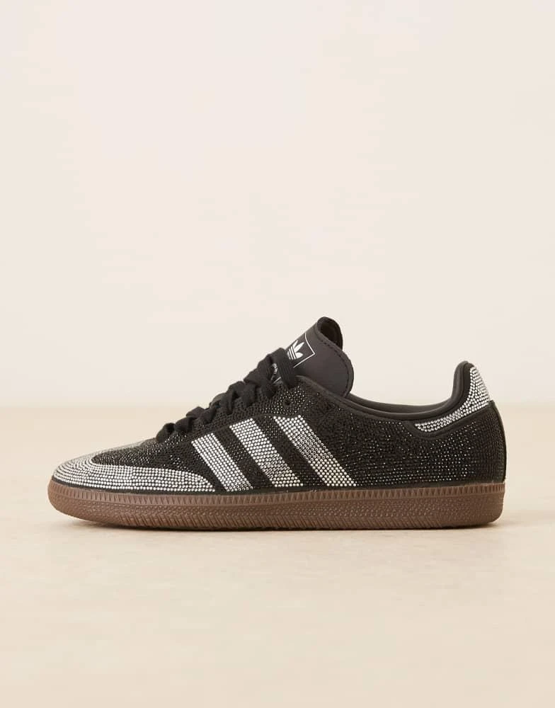 Adidas adidas Originals Samba OG rhinestone trainers in black 2