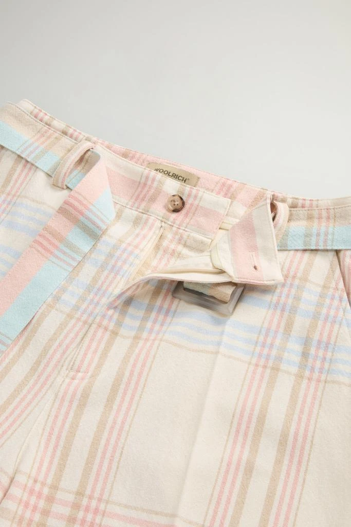 Woolrich Cotton-Blend Pants with Belt - Women - Multicolor 5