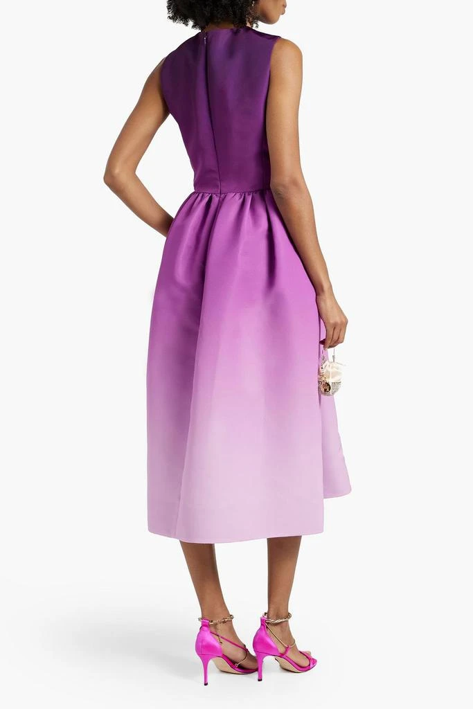 Oscar de la Renta Dégradé faille midi dress 3
