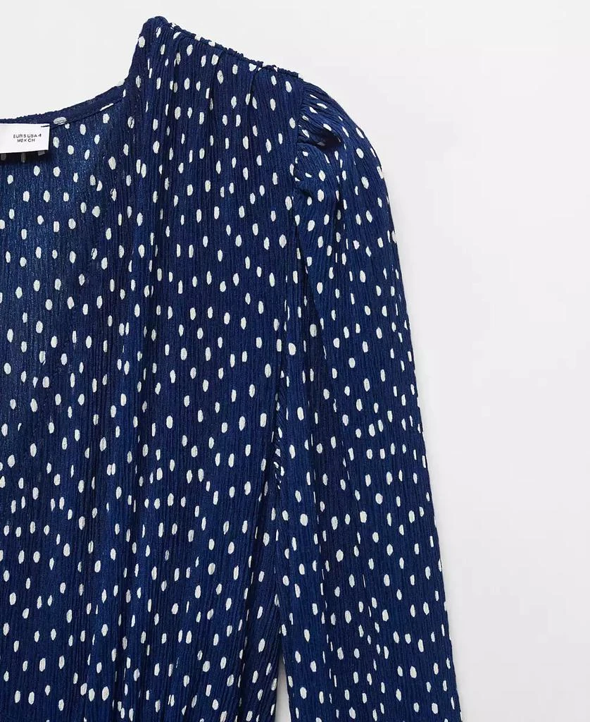 Mango Women's Polka-Dot Midi Dress 6