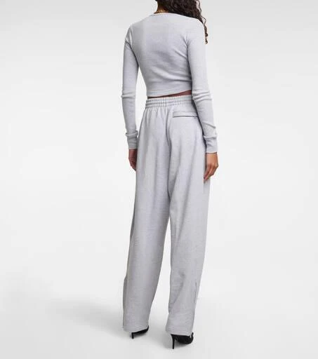 WARDROBE.NYC x Hailey Bieber wide-leg cotton sweatpants 3