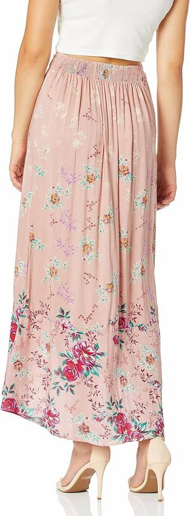 Angie Angie - Button Ruffle Maxi Skirt