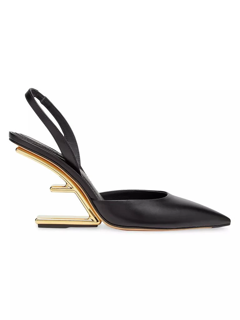 Fendi Fendi First Leather Slingback Pumps 1