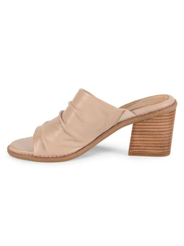 Earth Etadara Stacked Heel Leather Sandals 4