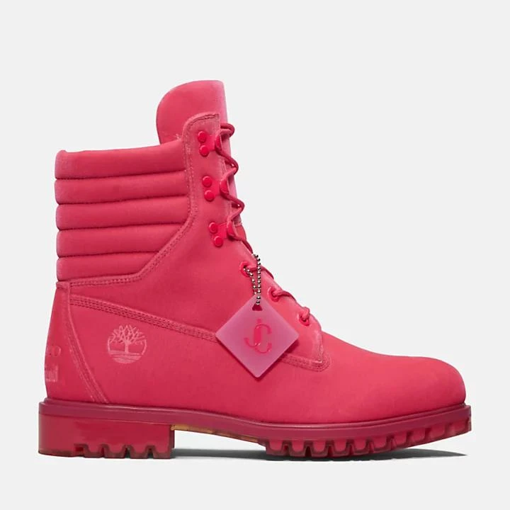 Timberland Jimmy Choo x Timberland® 6 Inch Puffer-Collar Boot for Men in Pink 1