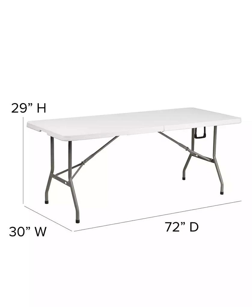 EMMA+OLIVER Outdoor Event/Tailgate Tent Set With Pop Up Event Canopy And Wheeled Case And Bi-Fold Table With Carrying Handle
