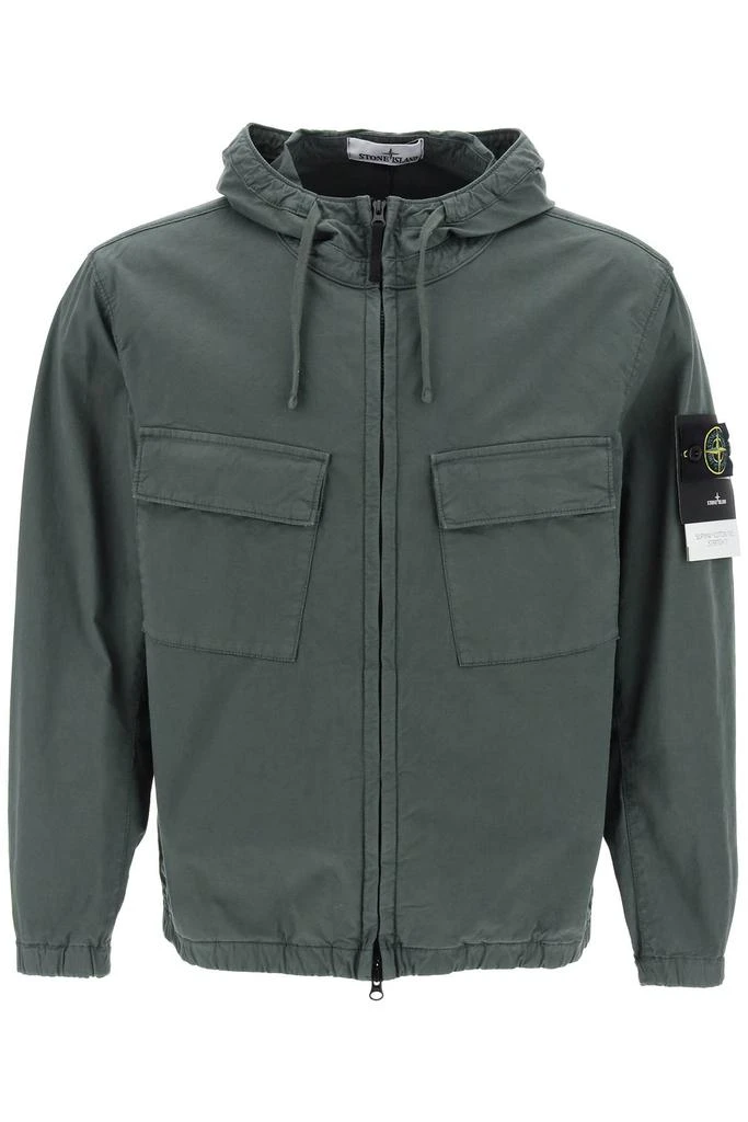 STONE ISLAND supima cotton twill stretch-tc jacket 1