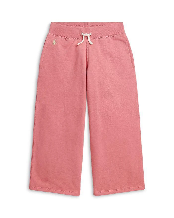 Ralph Lauren Girls
 French Terry Wide Leg Sweatpants - Little Kid