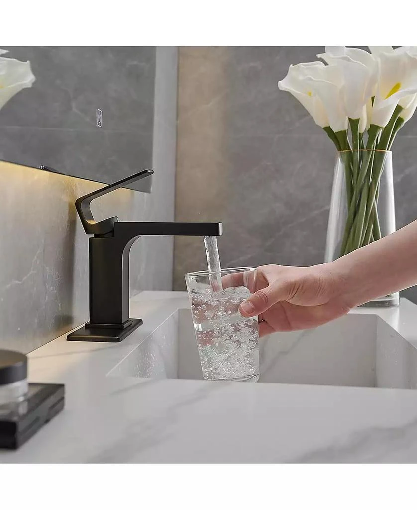 Greenspring Waterfall Bathroom Faucet, 8" Widespread 2-Handle with Pop-Up Drain, Matte Black
Brushed Nickel Finish 6