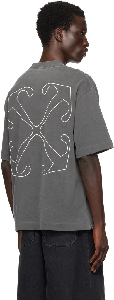 Off-White Black Outline Arrow Skate T-shirt 3