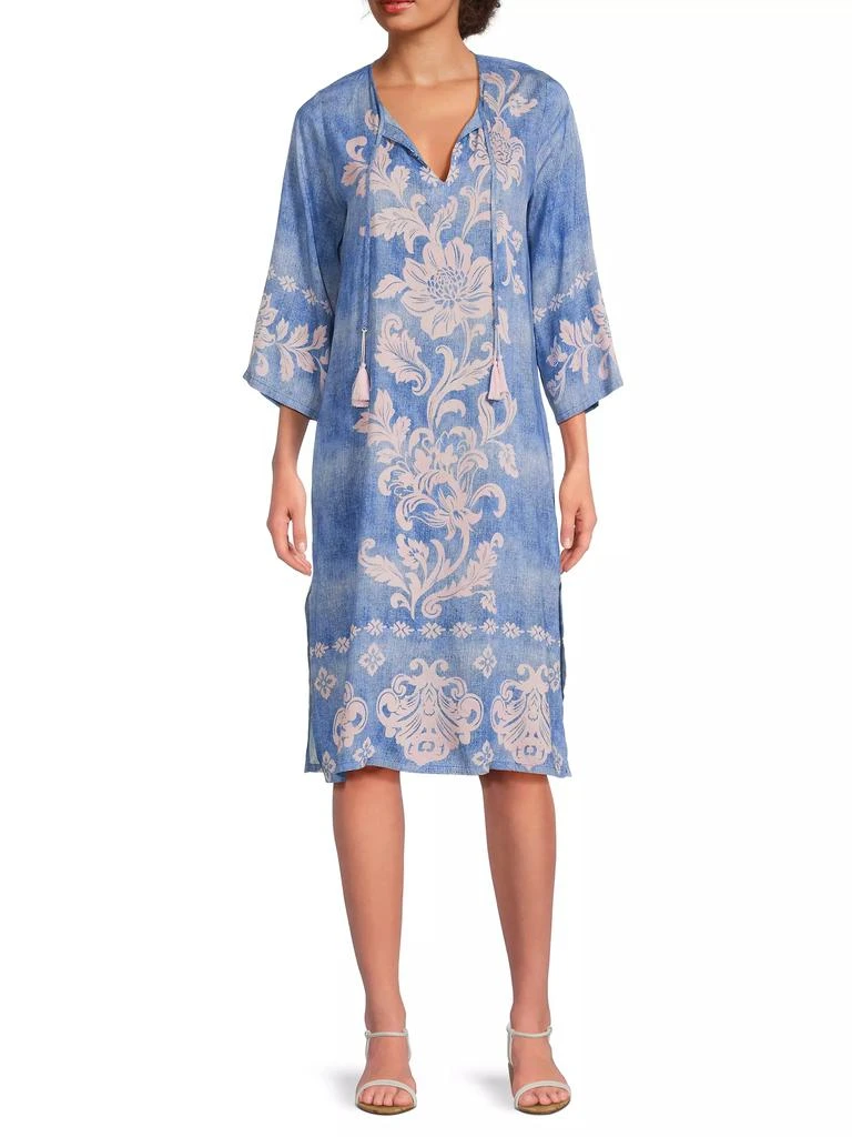 Johnny Was Florentina Caftan Midi-Dress 2