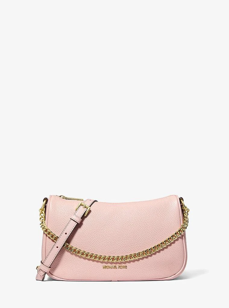 Michael Kors Carmela Medium Pebbled Leather Convertible Crossbody Bag