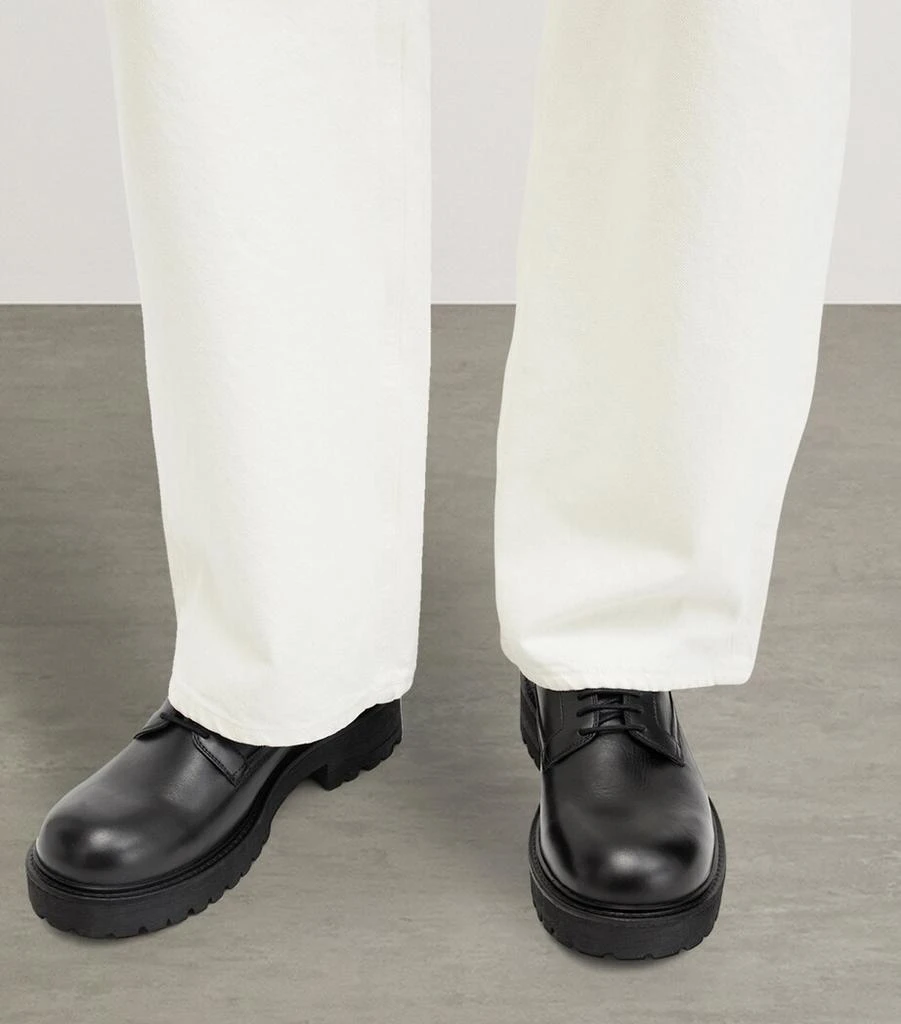 ALL SAINTS Leather Hank Derby Shoes 2