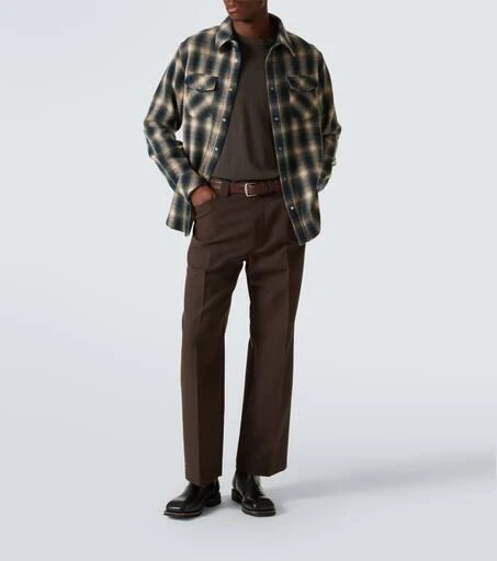 God's True Cashmere Tartan cashmere shirt 2