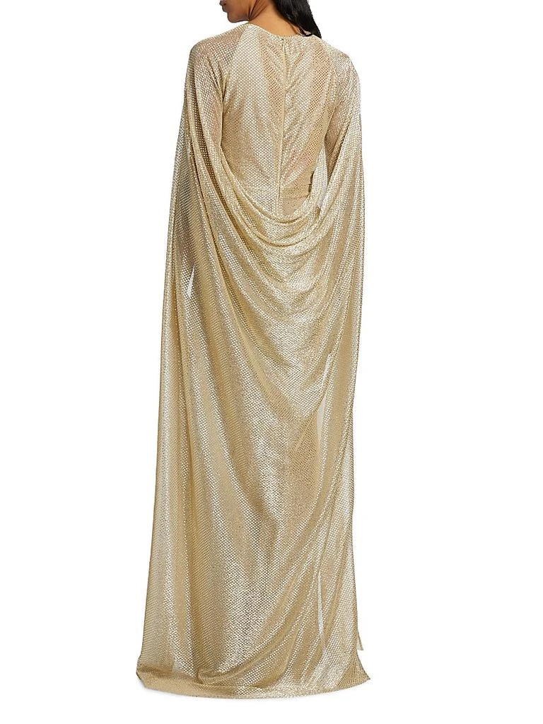 Shop Metallic Voile Cape Body-Con Gown on Sale at BeyondStyle  Get 77% Off  Metallic Voile Cape Body-Con Gown with Limited-Time Flash Deals, Exclusive  Discounts, and Special Offers. Enjoy Unbeatable Savings on