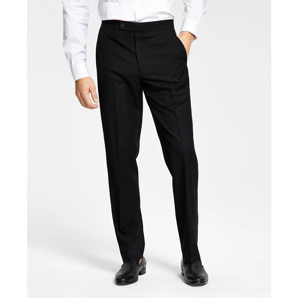 Alfani Men's Classic-Fit Stretch Black Tuxedo Pants, Created for Macy's 2