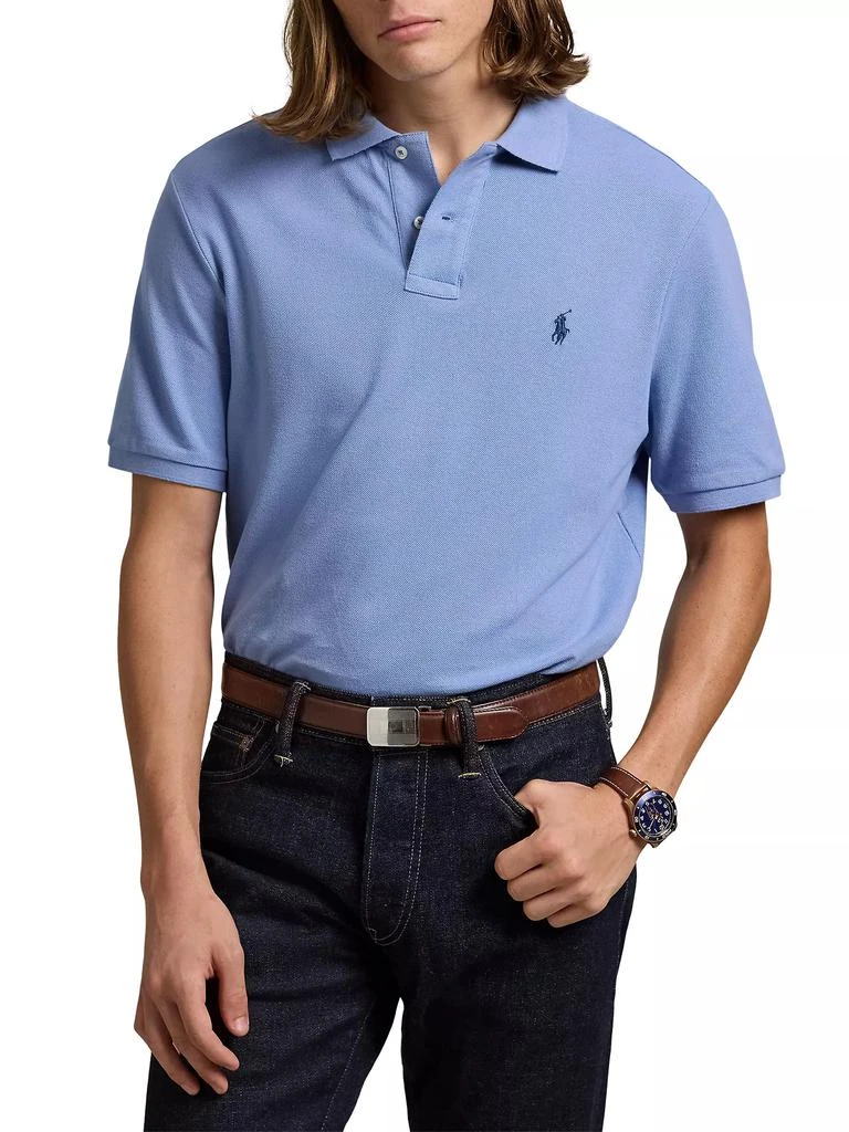 Ralph Lauren Basic Mesh-Knit Polo Top 1