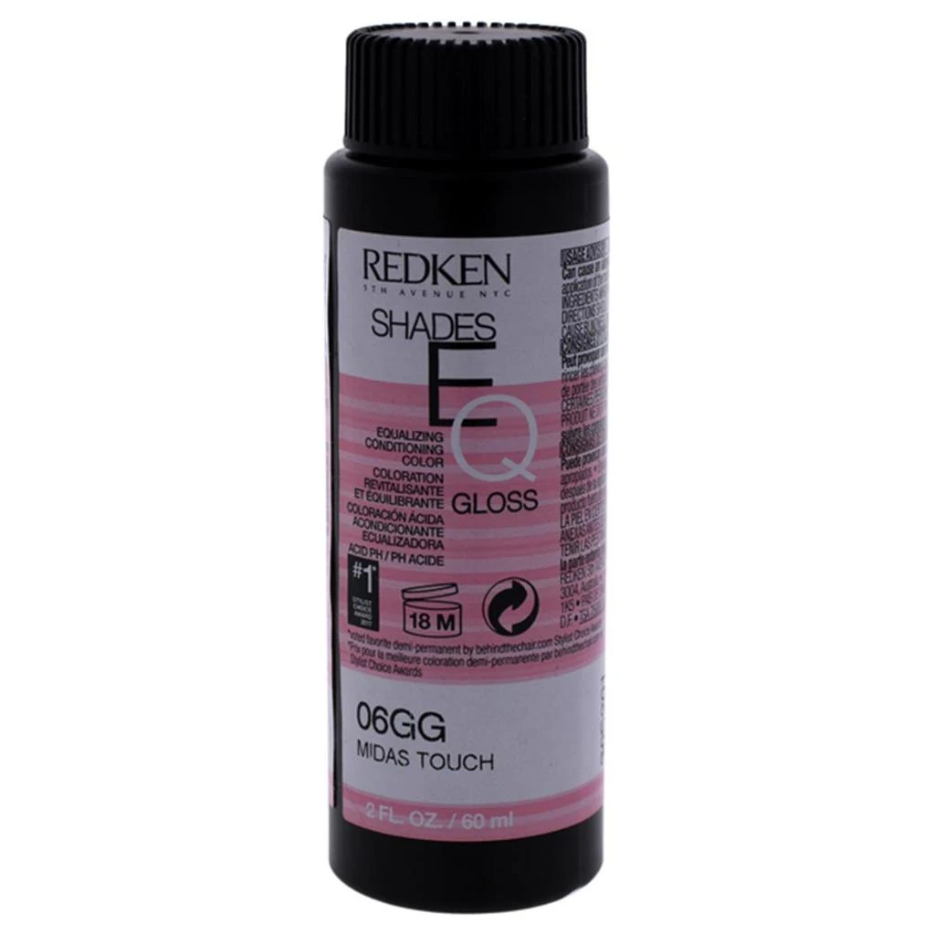 Redken I0106825 2 oz Shades EQ Color Gloss 06GG - Midas Touch Hair Color for Unisex 1
