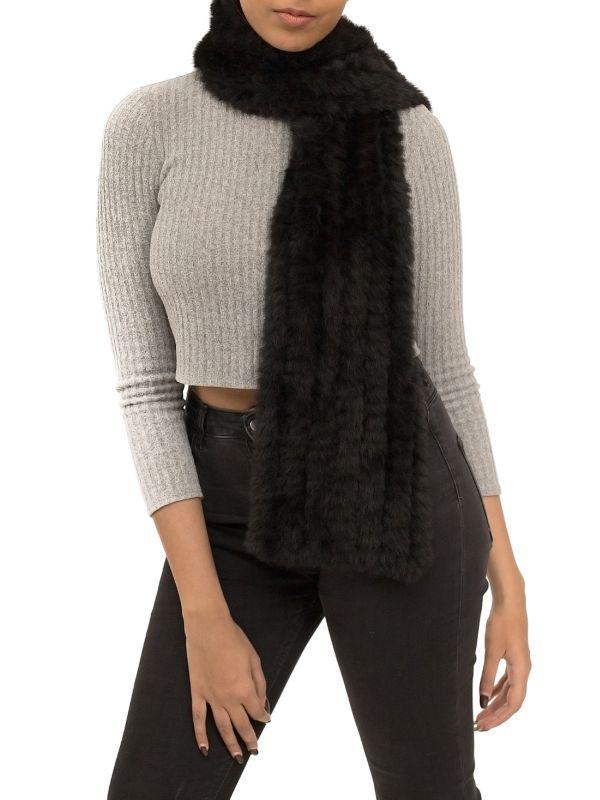 BELLE FARE Faux-Fur Scarf