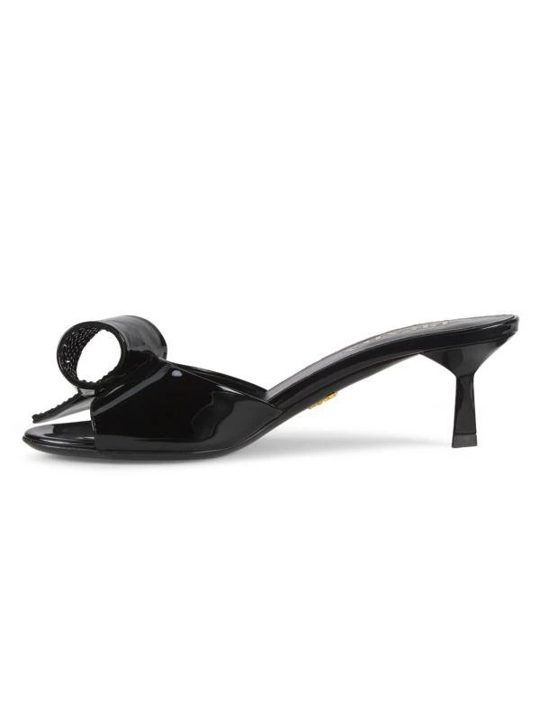 Prada Strass Leather Embellished Sandals 4