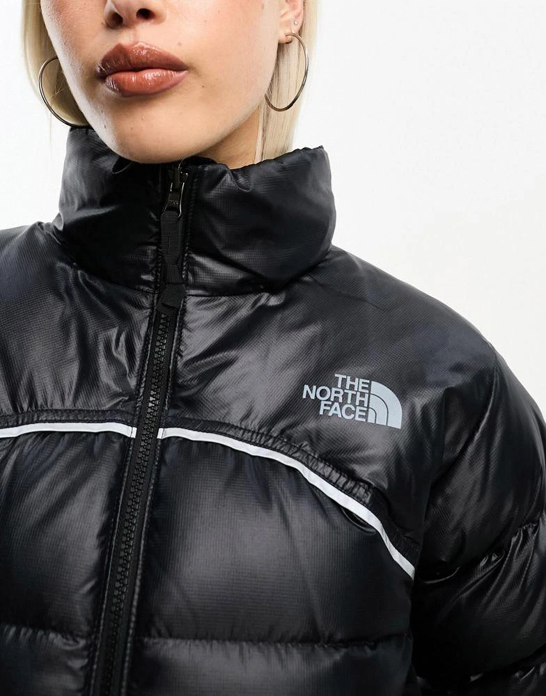 The North Face The North Face Nuptse Retro 2000 down puffer jacket with reflective piping in black 3
