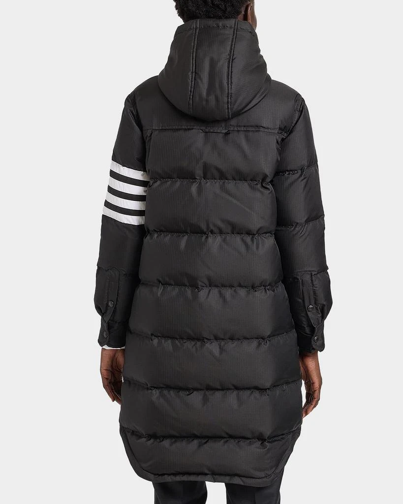 Thom Browne Shiny Ripstop 4-Bar Parka Jacket 3
