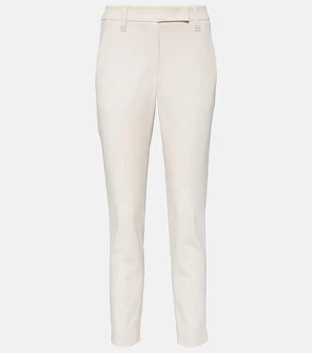 Brunello Cucinelli Cotton-blend chinos 1