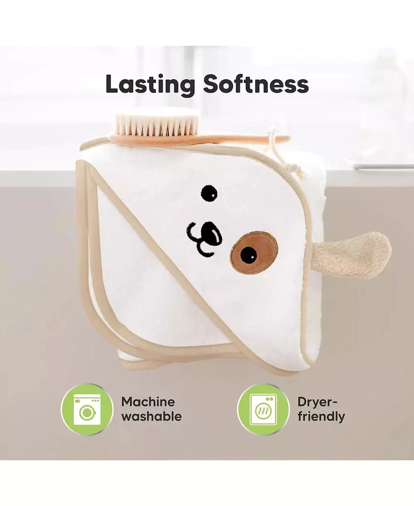 KeaBabies Cuddle Baby Hooded Towel, Baby Bath Towel, Hooded Baby Towels, Baby Beach Towel for Newborn, Kids 6
