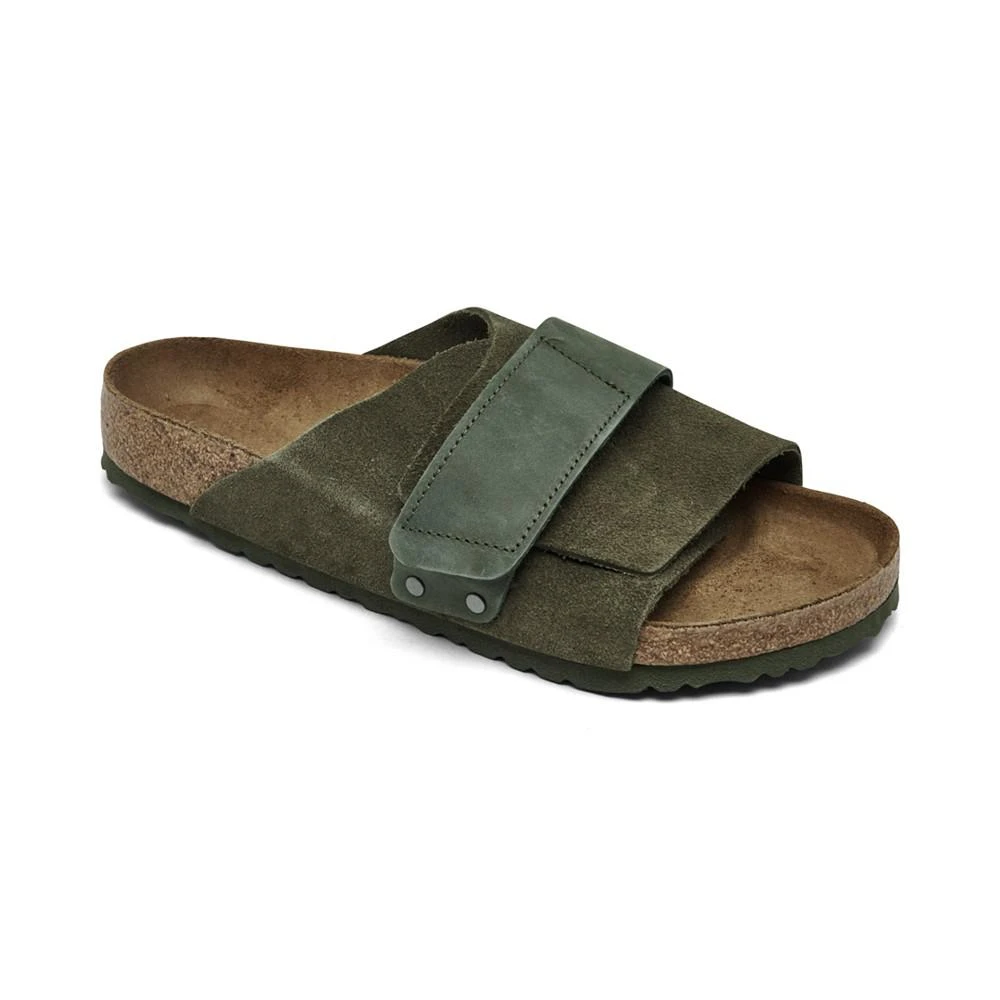 Birkenstock Men's Kyoto Suede Leather Strappy Slide Sandals from Finish Line 1