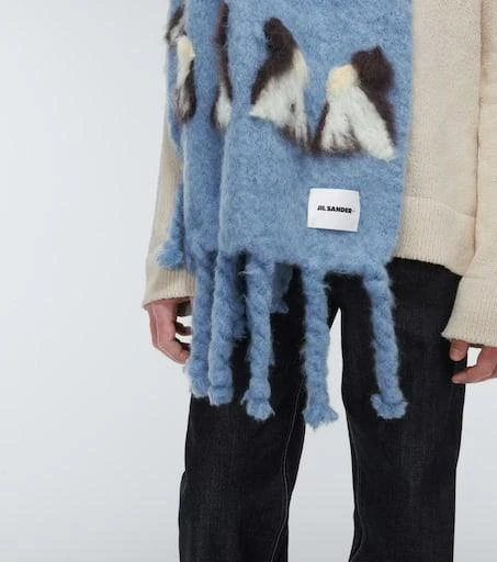 Jil Sander Mohair and wool-blend scarf 3