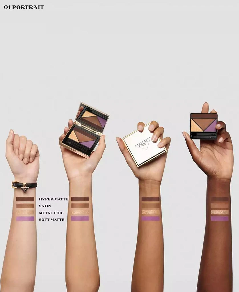 Prada Beauty Dimensions Refillable Holo Nude Eyeshadow 2