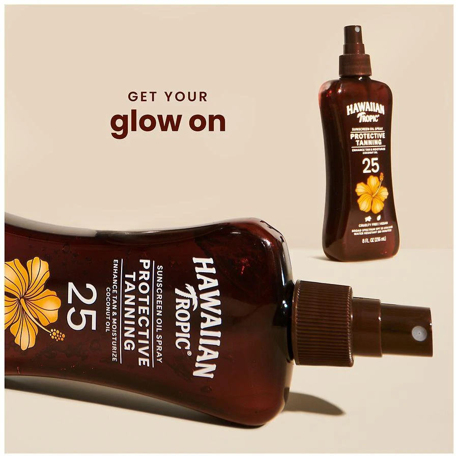 Hawaiian Tropic Protective Tanning Oil Spray Sunscreen SPF 25 3