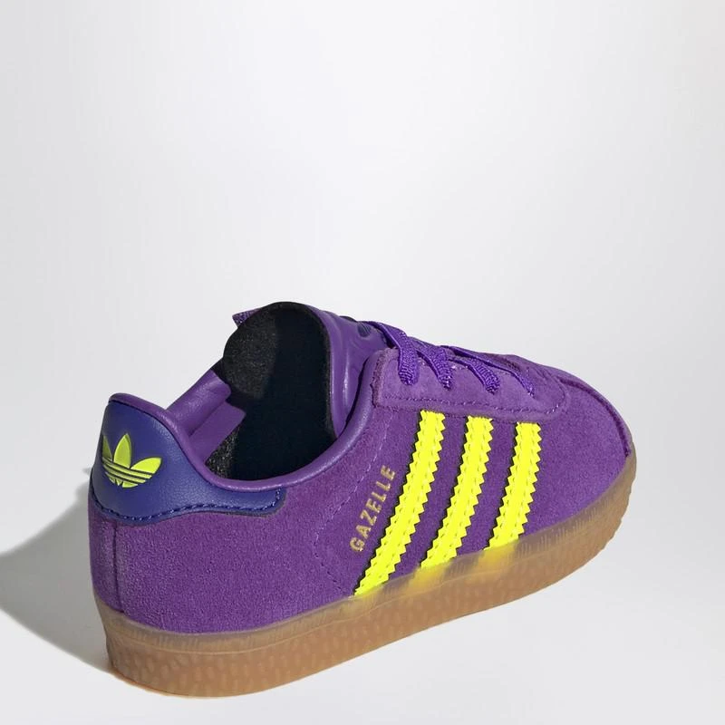 Adidas Gazelle Active Purple/Solar Yellow Sneaker with elasticated laces 4